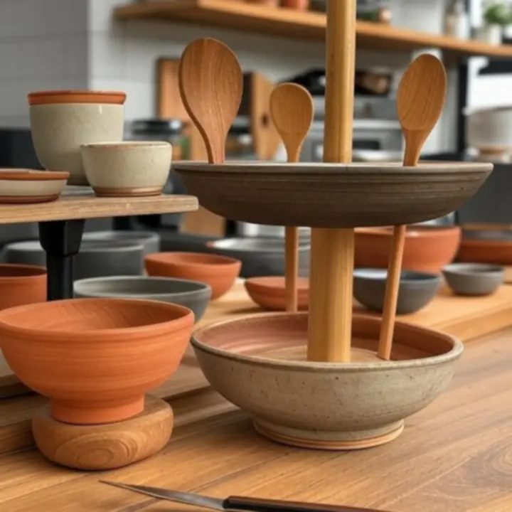 Aanbevolen CookVeesta keukencollecties naast een lopende bestelling.