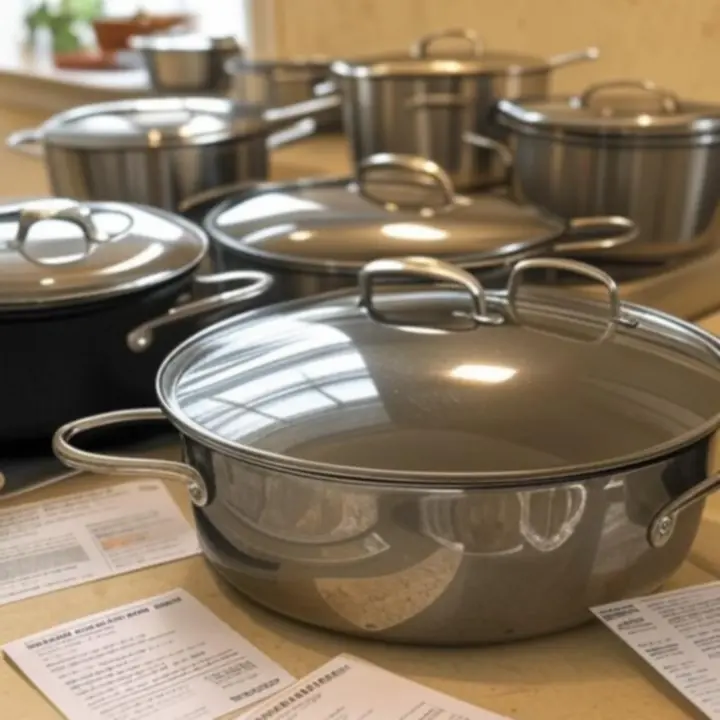 Selectie van best verkochte pannen en keukengerei met klantbeoordelingen.