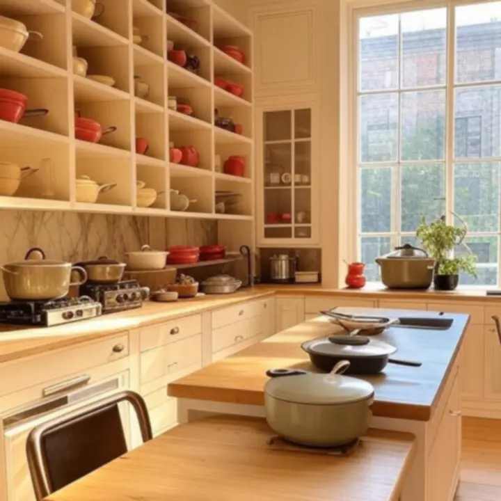 Stijlvol gedekte keuken met premium kookgerei van CookVeesta